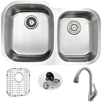 Thumbnail for ANZZI MOORE Series KAZ3220-031B Kitchen Sink Kitchen Sink ANZZI 