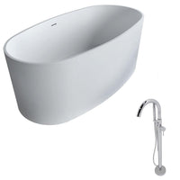 Thumbnail for ANZZI Roccia FT505-0025 FreeStanding Bathtub FreeStanding Bathtub ANZZI 