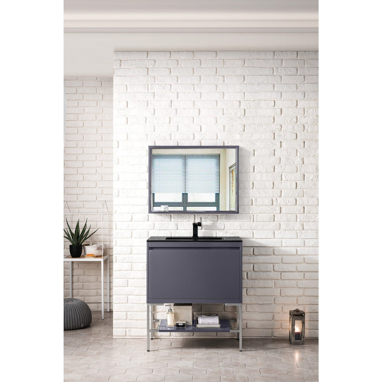 James Martin Milan 31.5" Single Vanity with Base Vanity James Martin 