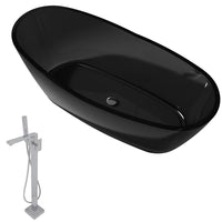 Thumbnail for ANZZI Ember FT521BK-0028 Bathtub Bathtub ANZZI 