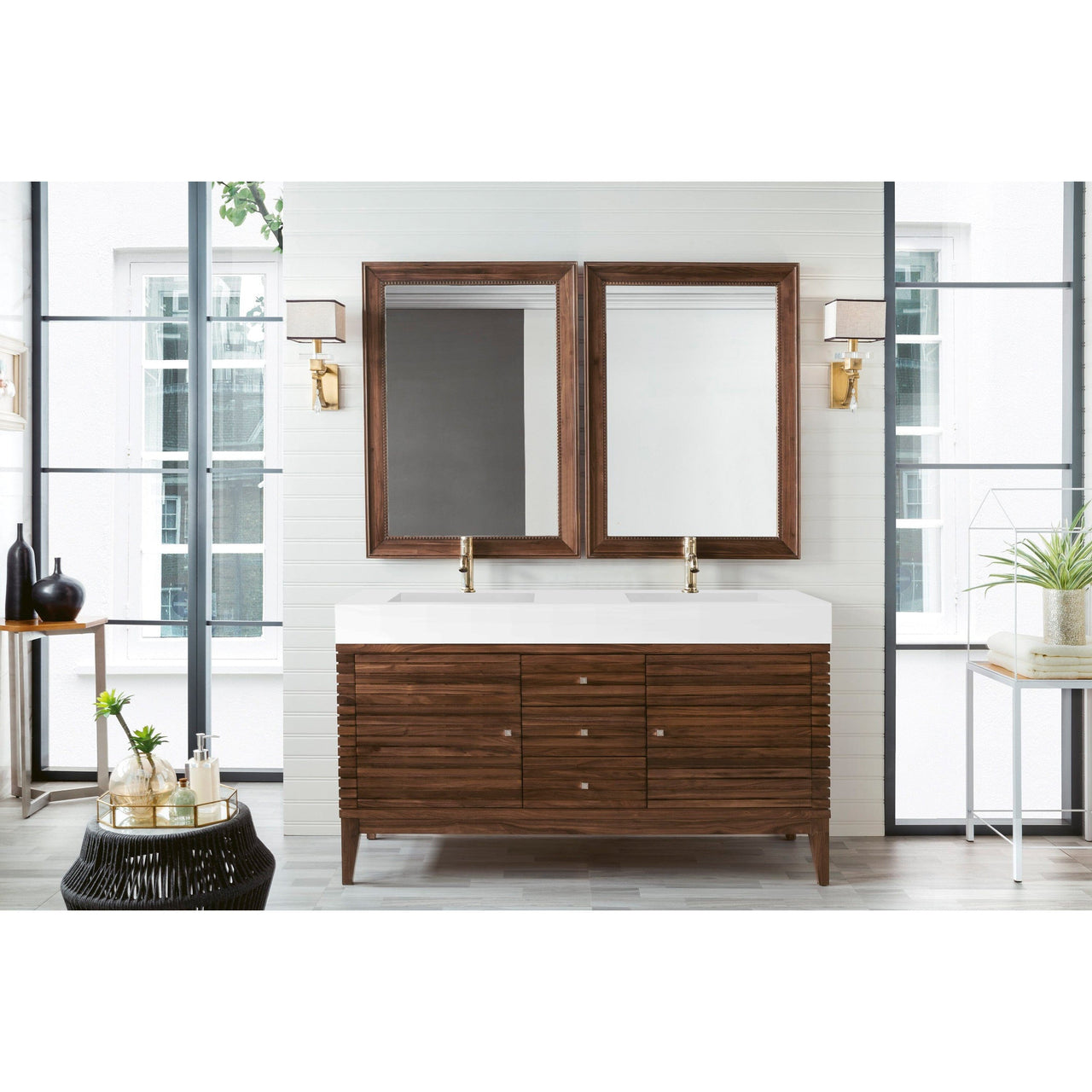James Martin Linear 59" Double Vanity Vanity James Martin 