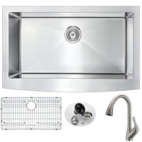 Thumbnail for ANZZI ELYSIAN Series K33201A-031B Kitchen Sink Kitchen Sink ANZZI 