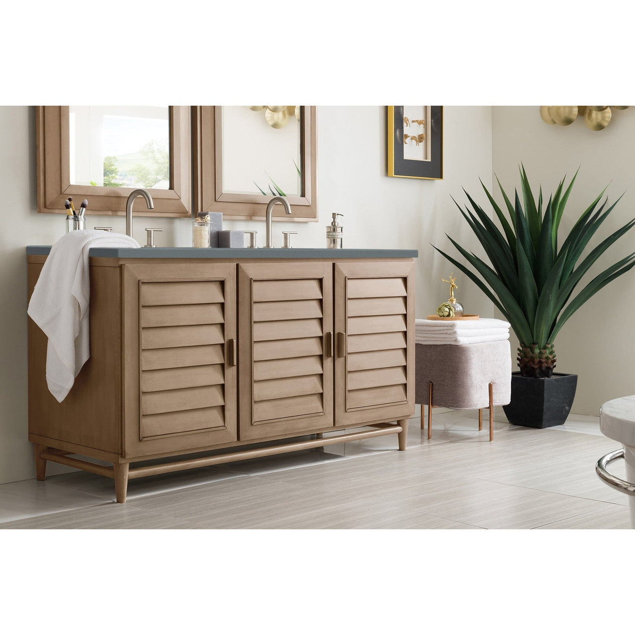 James Martin Portland 60" Double Vanity Vanity James Martin 