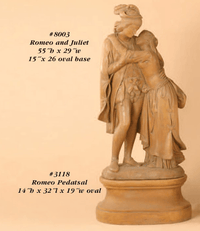 Thumbnail for Romeo And Juliet Cast Stone Outdoor Garden Planter Planter Tuscan 