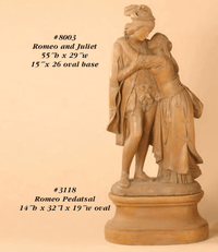 Thumbnail for Romeo Pedatsal Cast Stone Outdoor Garden Planter Planter Tuscan 