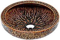 Thumbnail for ANZZI Regalia Series LS-AZ188 Vessel Sink - Glass Bathroom Sink ANZZI 