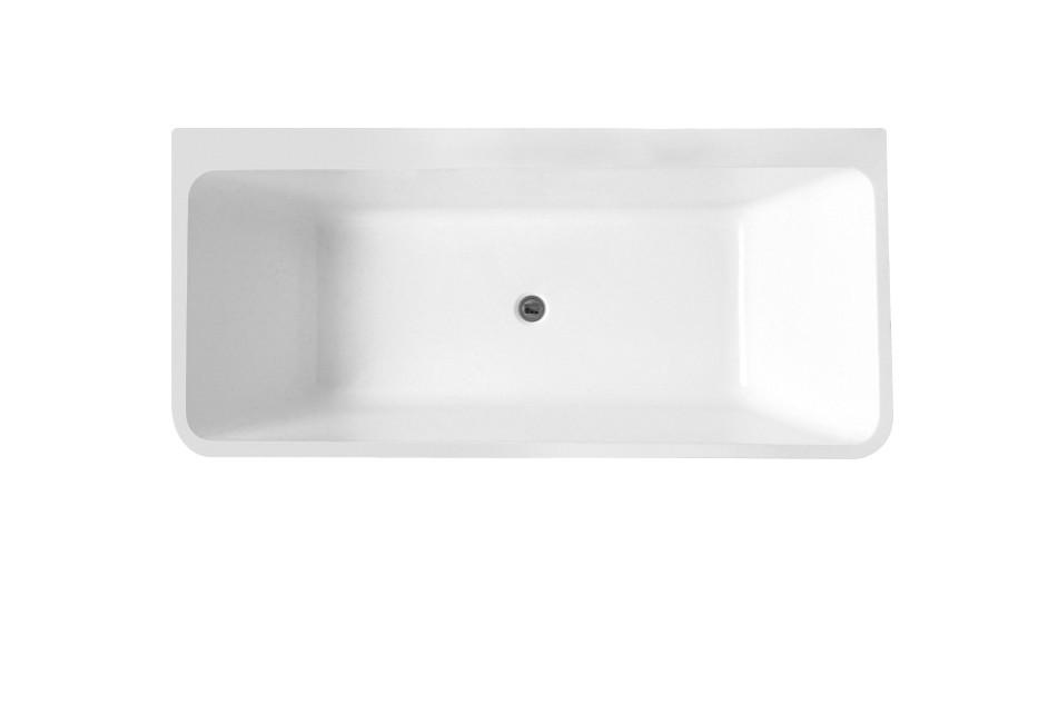 ANZZI Strait Series 5.58 ft. Freestanding Bathtub in White FreeStanding Bathtub ANZZI 