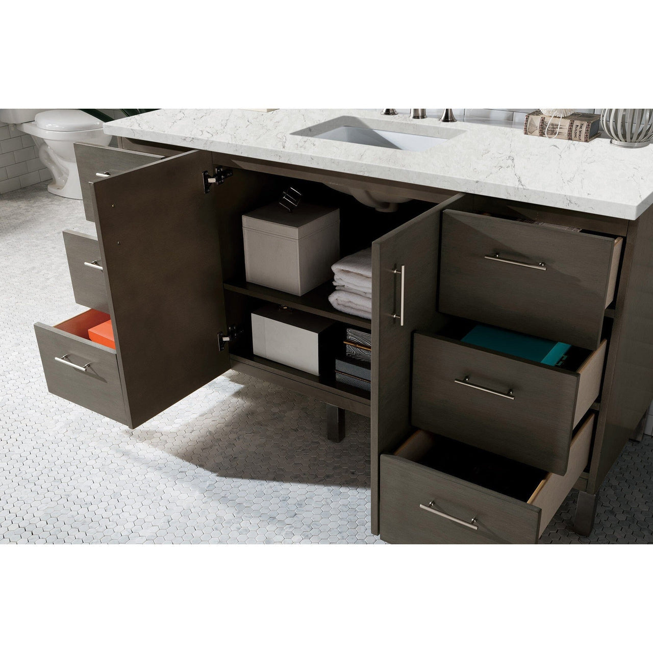 James Martin Metropolitan 60" Single Vanity Vanity James Martin 