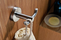 Thumbnail for Caster Series Robe Hook in Brushed Nickel bath towel hooks ANZZI 