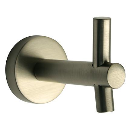 Latoscana Atlanta Robe Hook In A Brushed Nickel Finish bath towel hooks Latoscana 