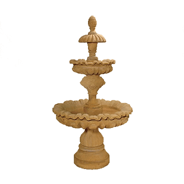 San Marco Three Tier Cast Stone Outdoor Fountain Fountain Tuscan 