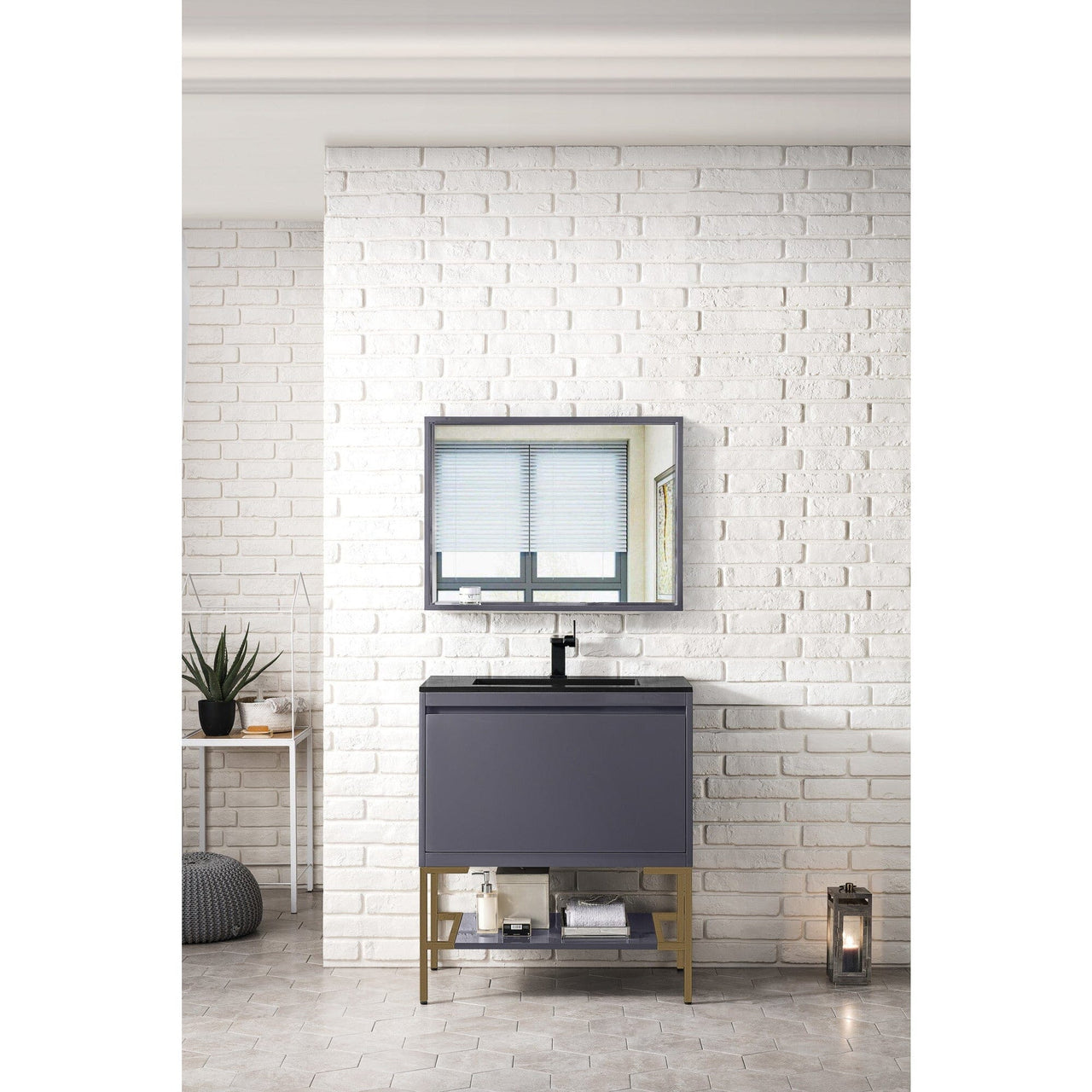 James Martin Milan 31.5" Single Vanity with Base Vanity James Martin 
