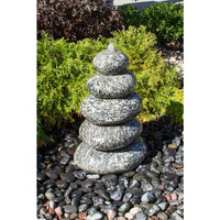 Thumbnail for Real Stone Fountains ABART7324 24″ Speckled Granite - Cairn Fountain Kit Fountain Blue Thumb 