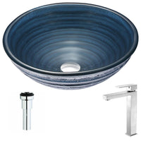 Thumbnail for ANZZI Tempo Series LSAZ042-096B Bathroom Sink Bathroom Sink ANZZI 