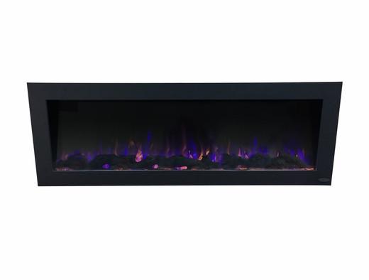Touchstone Sideline 50” Outdoor (Wall inset design) Wall Mounted Electric Electric Fireplace Touchstone 
