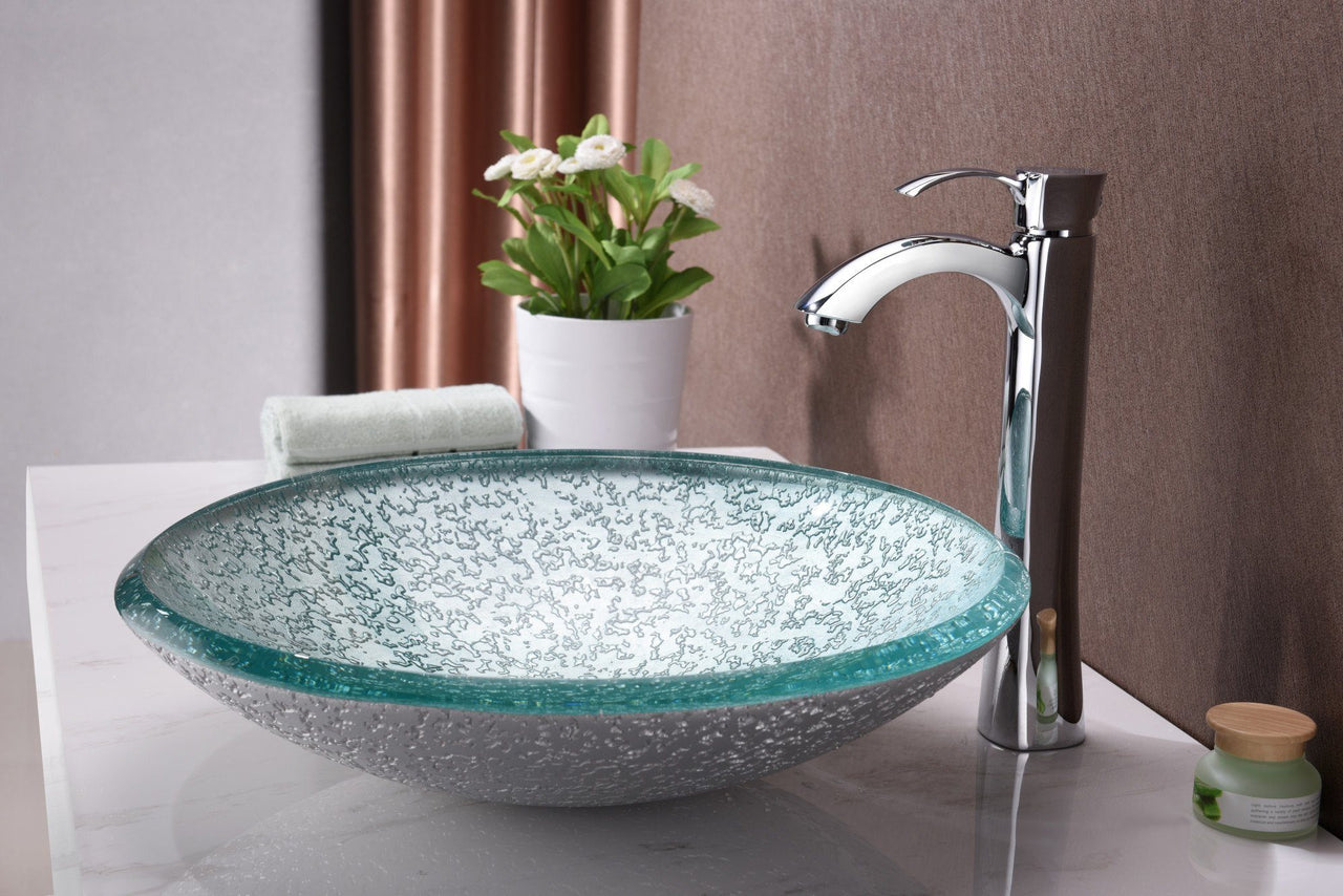 ANZZI Arc Series LS-AZ208 Vessel Sink - Glass Bathroom Sink ANZZI 