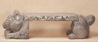 Thumbnail for Squirrel Outdoor Cast Stone Garden Bench Benches Tuscan 