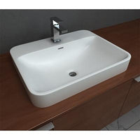 Thumbnail for Cantrio ST-2318 Semi-recessed Countertop Sink Bathroom Sink Cantrio 