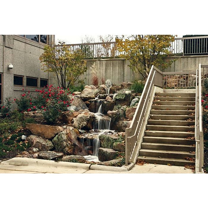 Medium 22″ Elite Cascade Falls Box Pond-less Waterfalls Blue Thumb 