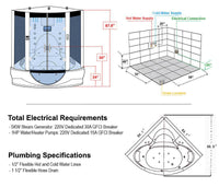 Thumbnail for Maya Bath The Superior -White Steam Shower Steam Shower Maya Bath 