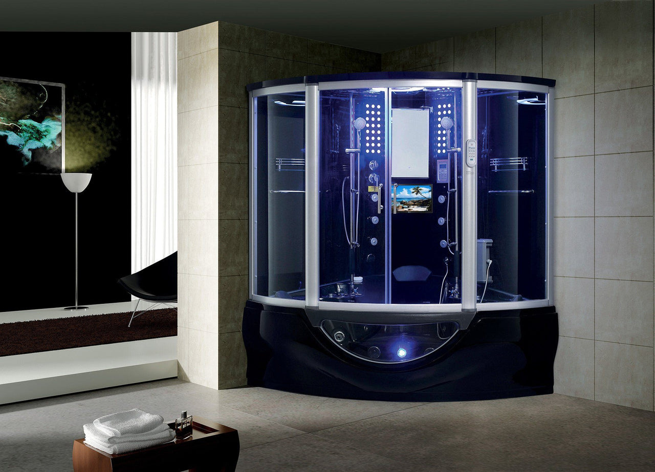 Maya Bath The Superior -Black Steam Shower Steam Shower Maya Bath 