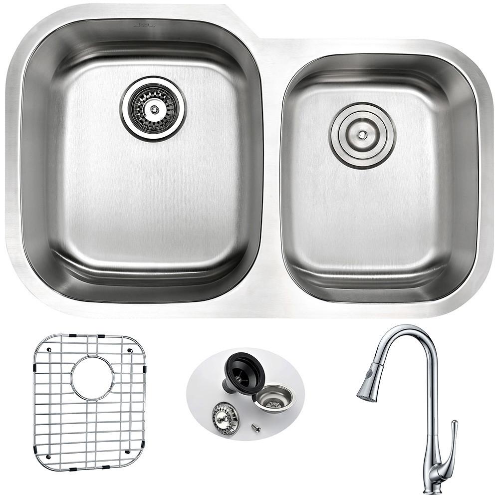 ANZZI MOORE Series KAZ3220-041 Kitchen Sink Kitchen Sink ANZZI 