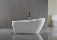 Thumbnail for ANZZI Trend Series 5.58 ft. Freestanding Bathtub in White FreeStanding Bathtub ANZZI 