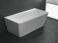 Thumbnail for ANZZI Strait Series 5.58 ft. Freestanding Bathtub in White FreeStanding Bathtub ANZZI 
