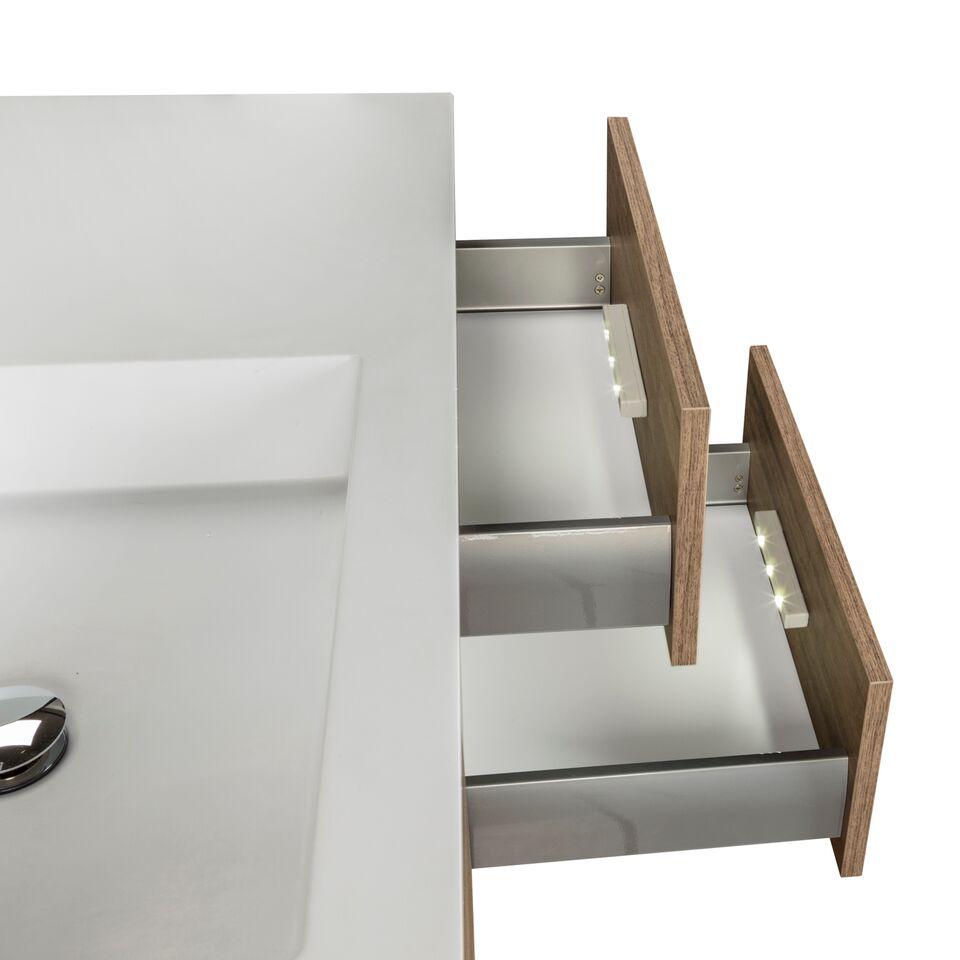 Beachwood Collection 42" Wall Mount Modern Bathroom Vanity - Shanshu By Cutler Cutler Kitchen & Bath Vanity 