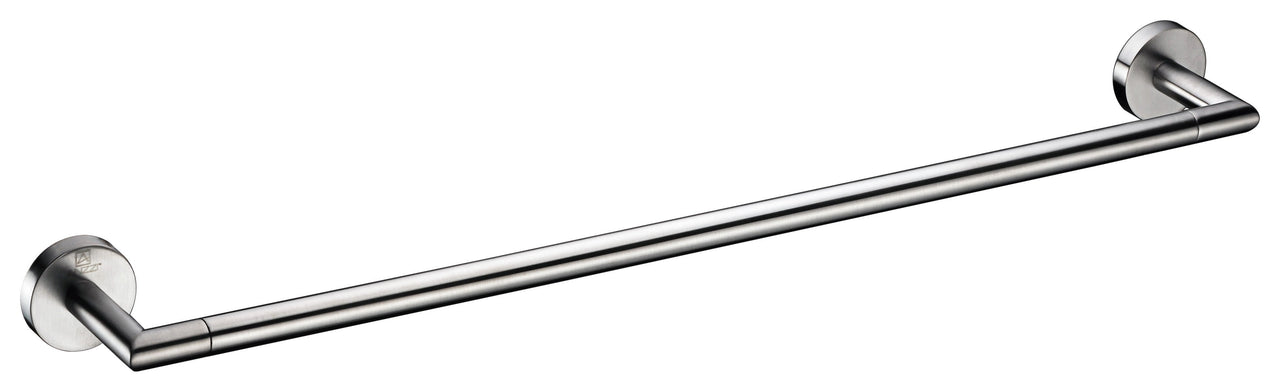 ANZZI Brushed Nickel Towel Ring - Wall Mounted Bathroom Accessory, Caster Series