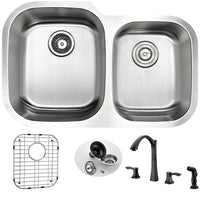 Thumbnail for ANZZI MOORE Series KAZ3220-032O Kitchen Sink Kitchen Sink ANZZI 