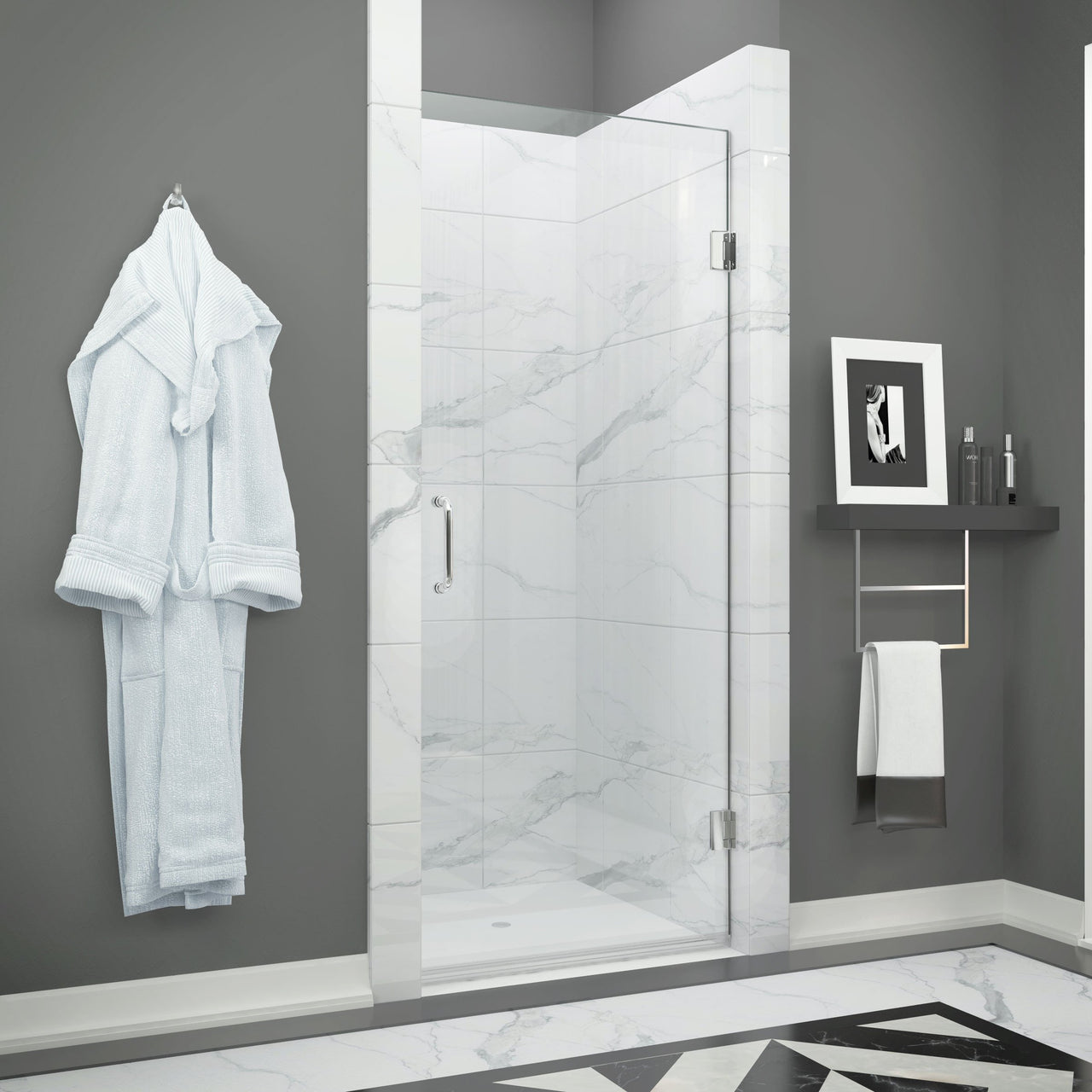 ANZZI FELLOW Series SD-AZ09-02CH Shower Doors Shower Doors ANZZI 