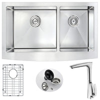 Thumbnail for ANZZI ELYSIAN Series K36203A-034B Kitchen Sink Kitchen Sink ANZZI 