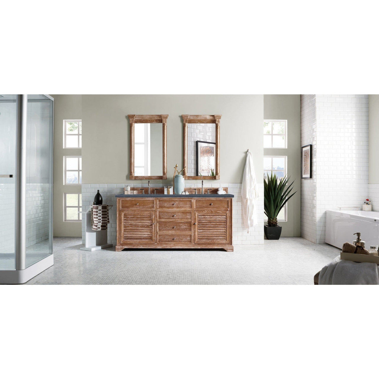 James Martin Savannah 72" Double Vanity Vanity James Martin 