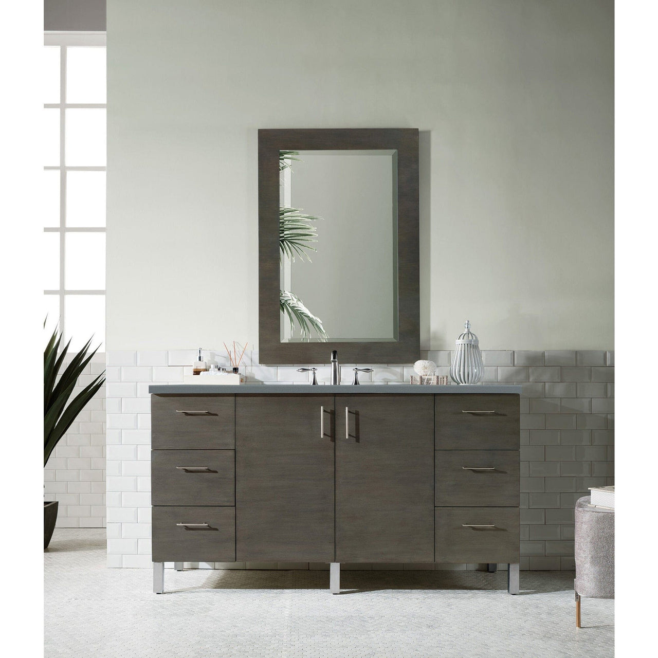 James Martin Metropolitan 60" Single Vanity Vanity James Martin 