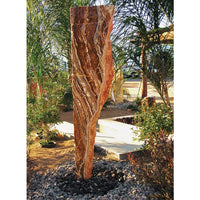 Thumbnail for Real Stone Fountains BTTBK033 Desert Onyx Artisan Rock Fountain Fountain Blue Thumb 