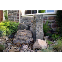 Thumbnail for GFRC Bubbling Boulders LA7100K Cascade Mini-Mountain Spring Triple Complete Fountain Kit Fountain Blue Thumb 