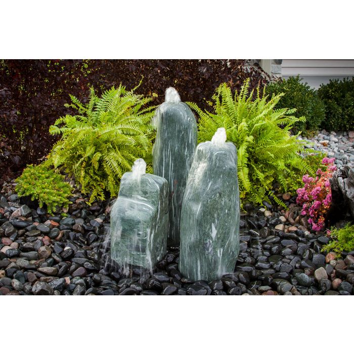 Real Stone Fountains ABART3300 Sea Green Smooth Fountain Fountain Blue Thumb 