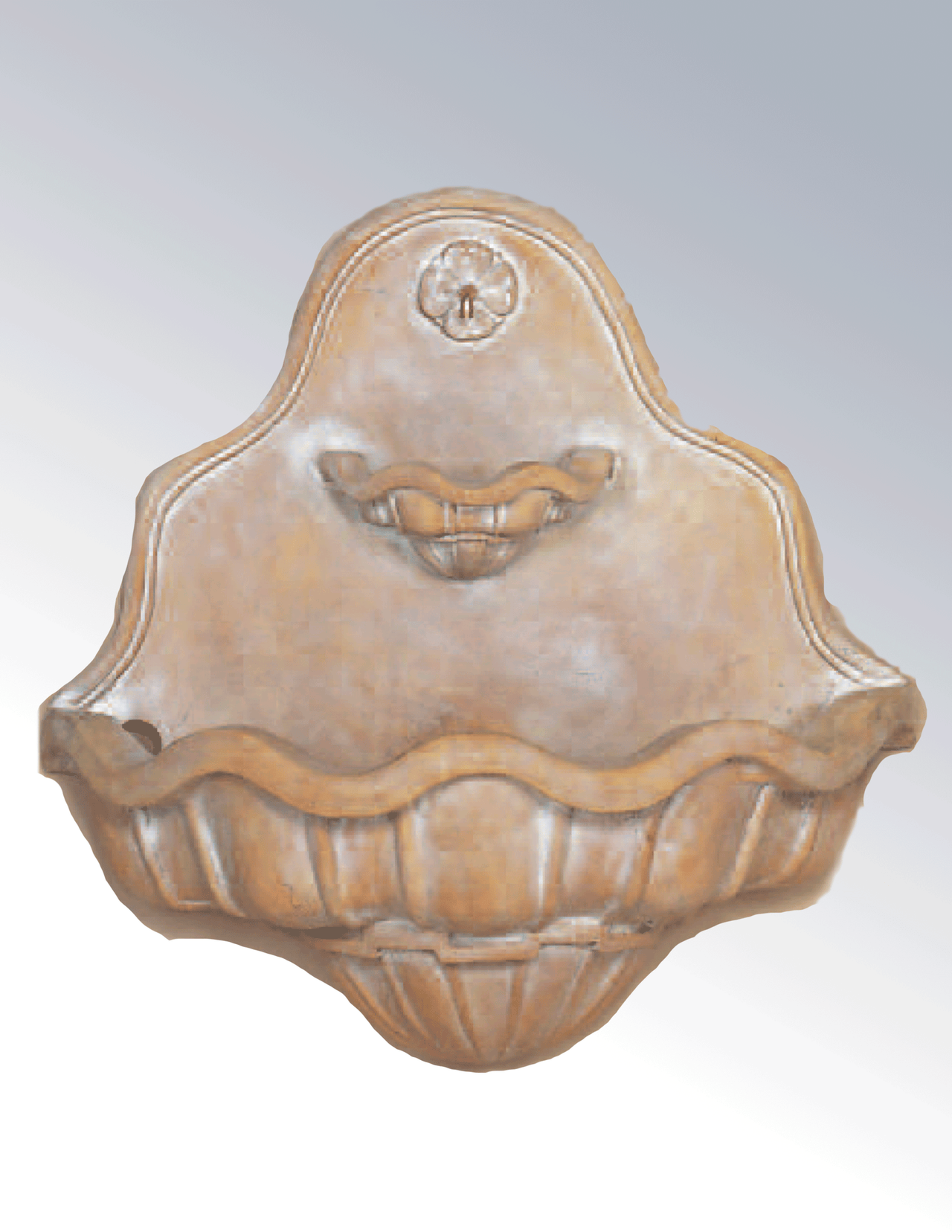 Tuscany Cast Stone Outdoor Garden Wall Fountain With Spout Fountain Tuscan 