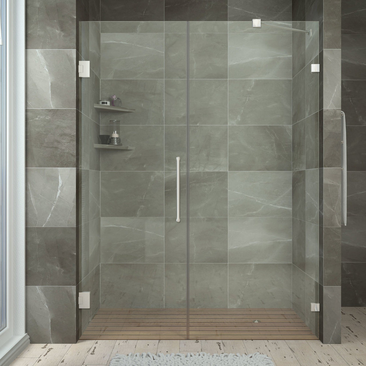 ANZZI Consort Series SD-AZ07-01BN Shower Doors Shower Doors ANZZI 