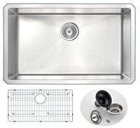 Thumbnail for ANZZI VANGUARD Series KAZ3018-042 Kitchen Sink Kitchen Sink ANZZI 