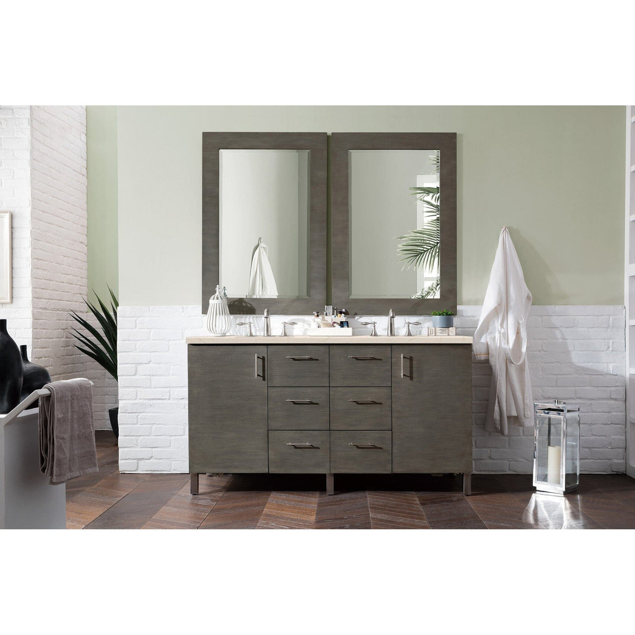 James Martin Metropolitan 60" Double Vanity Vanity James Martin 