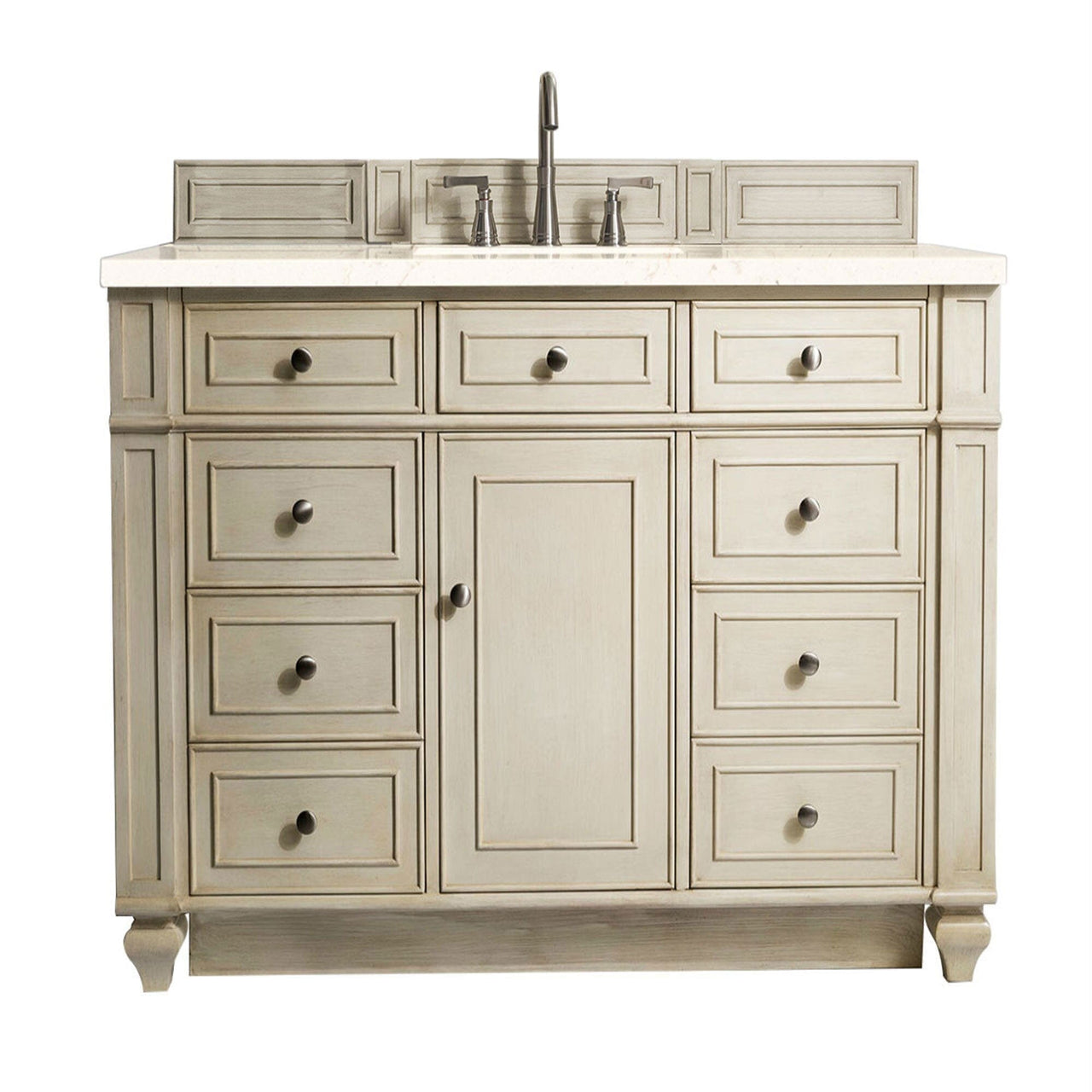 James Martin Bristol 48" Single Vanity Vanity James Martin Vintage Vanilla w/ 3 CM Eternal Marfil Quartz Top 