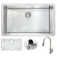 Thumbnail for ANZZI VANGUARD Series KAZ3219-130 Kitchen Sink Kitchen Sink ANZZI 