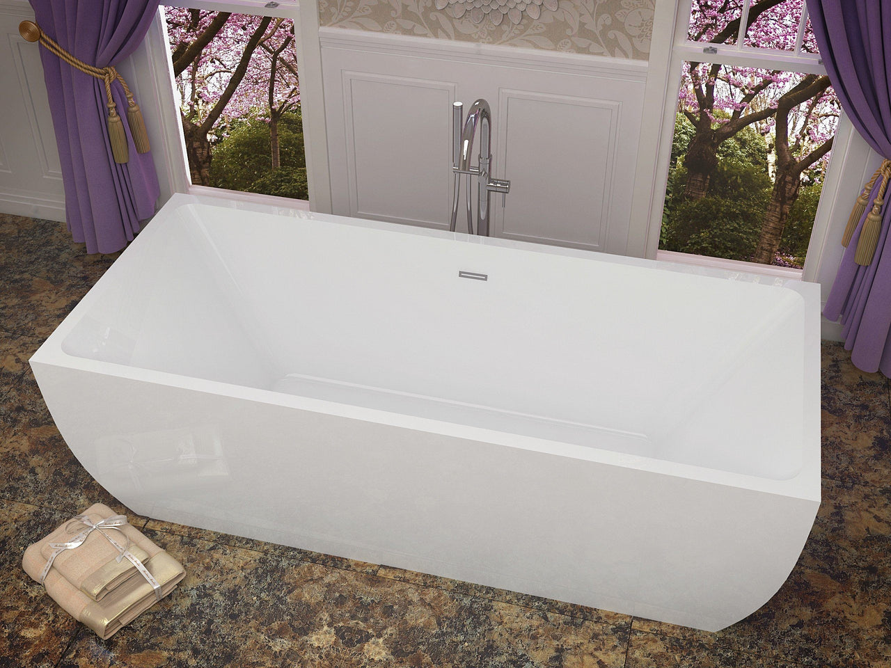 ANZZI Rook FT-AZ007 FreeStanding Bathtub FreeStanding Bathtub ANZZI 