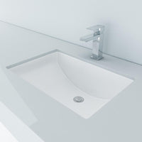 Thumbnail for Cantrio Vitreous China undermount rectangle sink Ceramic Series Cantrio 