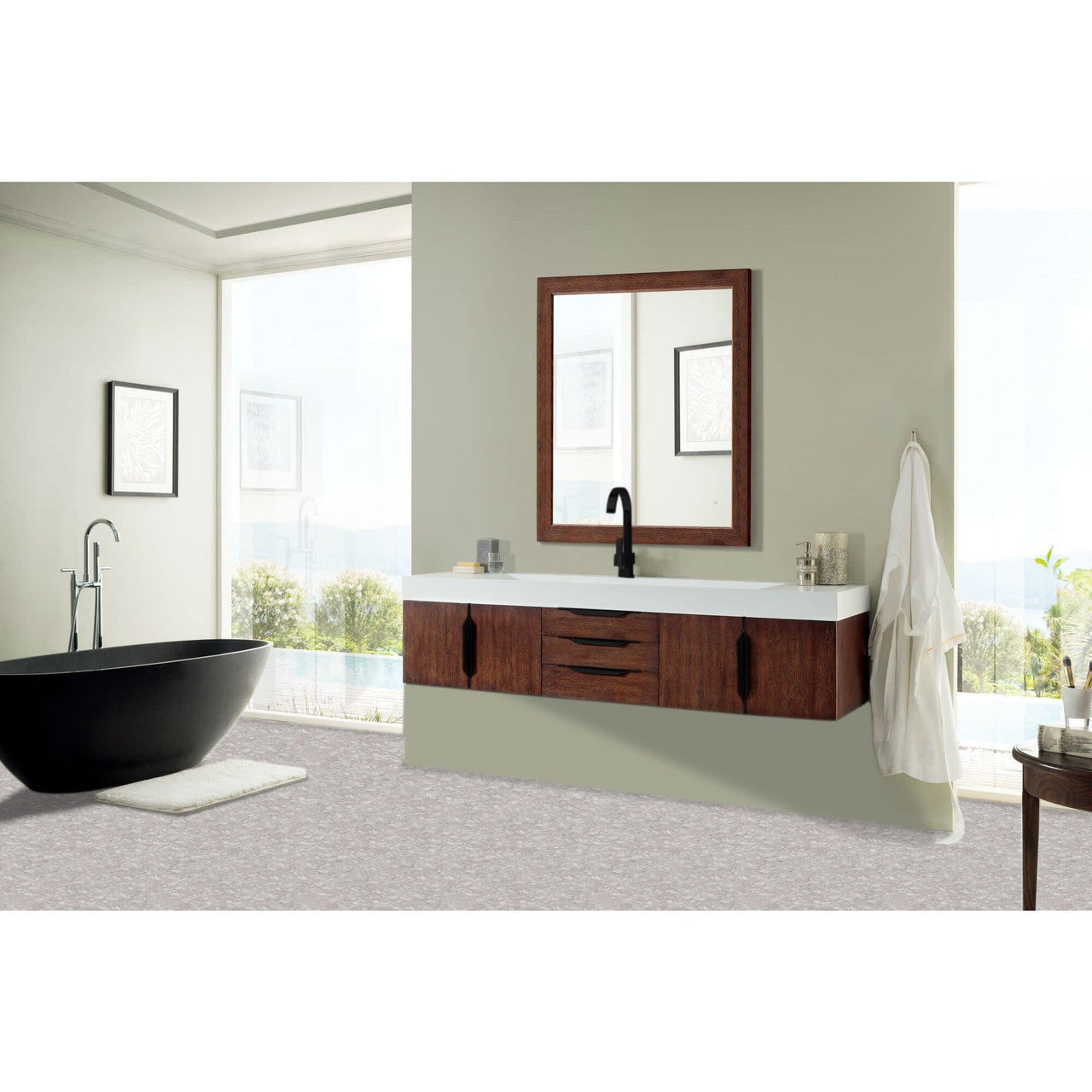James Martin Mercer Island 72" Single Vanity Vanity James Martin 