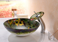 Thumbnail for ANZZI Impasto Series LS-AZ217 Vessel Sink - Glass Bathroom Sink ANZZI 