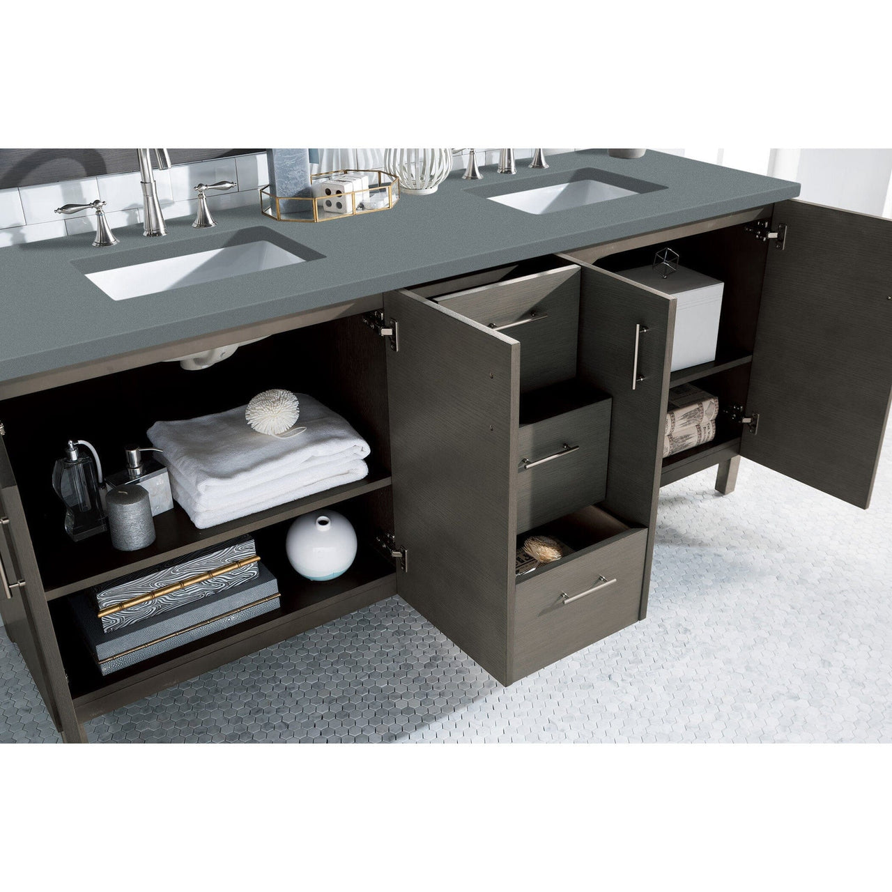 James Martin Metropolitan 72" Double Vanity Vanity James Martin 