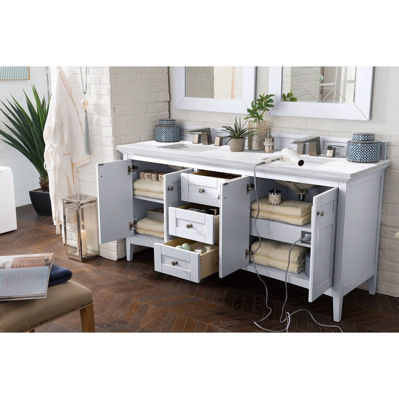 James Martin Palisades 72" Double Vanity Vanity James Martin 